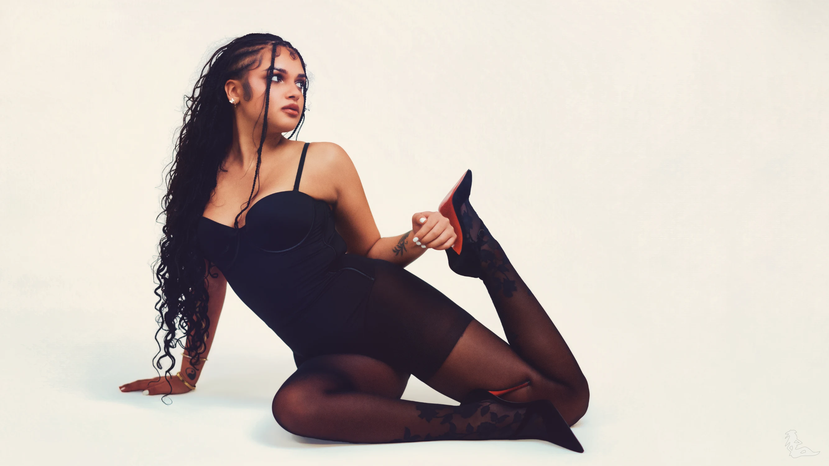 Rose posing in studio