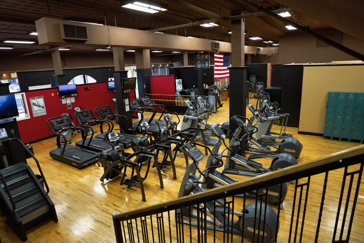 Commercial/Location Photography Example - Inside View of Gym